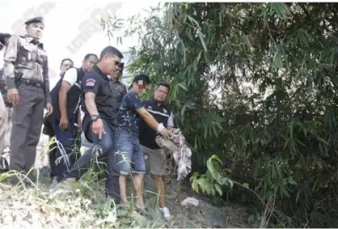 Gruesome Photos: Man Killed His 3-Yr-Old Stepson For Crying & Defecating, Dumped His Body By The Roadside